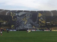 Foto: "BANDERA GIGANTE Clásico vs La Serena 18/08/2018" Barra: Al Hueso Pirata • Club: Coquimbo Unido