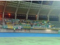 Foto: "Clásico regional vs Pereira" Barra: Artillería Verde Sur • Club: Deportes Quindío • País: Colombia