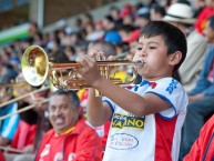 Foto: "Trompetas" Barra: Attake Massivo • Club: Deportivo Pasto • País: Colombia