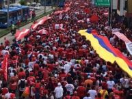 Foto: Barra: Baron Rojo Sur • Club: América de Cáli