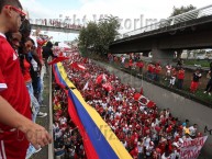 Foto: "Marcha por las calles de Cali" Barra: Baron Rojo Sur • Club: América de Cáli • País: Colombia