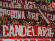 Foto: "CANDELARIA ES DEL ROJOðŸ‡¦ðŸ‡¹" Barra: Baron Rojo Sur • Club: América de Cáli • País: Colombia