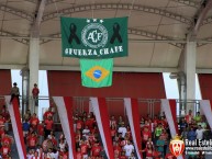 Foto: "Homenaje a Chapecoense" Barra: Barra Kamikaze • Club: Real Estelí • País: Nicaragua