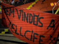 Foto: "Trapo da Brava Ilha no jogo contra o América/PE" Barra: Brava Ilha • Club: Sport Recife • País: Brasil