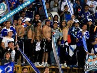 Foto: "Primera línea de los Comandos Azules y de la Blue Rain juntos en el Clasico Bogotano" Barra: Comandos Azules • Club: Millonarios • País: Colombia