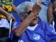 Foto: "De Millos para toda la vida" Barra: Comandos Azules • Club: Millonarios • País: Colombia