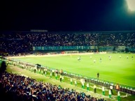 Foto: "Dale Embajador Queremos la Copa" Barra: Comandos Azules • Club: Millonarios