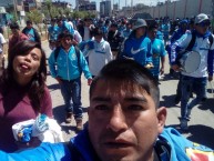 Foto: "el loko poSCitibeichom Rigo Grua" Barra: Extremo Celeste • Club: Sporting Cristal • País: Peru