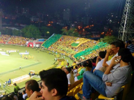 Foto: "VS ATLETICO NACIONAL" Barra: Fortaleza Leoparda Sur • Club: Atlético Bucaramanga • País: Colombia