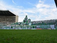 Foto: "Una leyenda verdiblanca" Barra: Frente Radical Verdiblanco • Club: Deportivo Cali