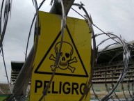 Foto: "Peligro" Barra: Frente Radical Verdiblanco • Club: Deportivo Cali