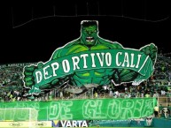 Foto: Barra: Frente Radical Verdiblanco • Club: Deportivo Cali • País: Colombia