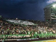 Foto: "Frente radical verdiblanco" Barra: Frente Radical Verdiblanco • Club: Deportivo Cali • País: Colombia