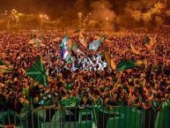 Foto: Barra: Frente Radical Verdiblanco • Club: Deportivo Cali