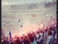 Foto: Barra: Fuerza Azul • Club: Cartaginés • País: Costa Rica