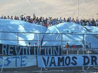 Foto: Barra: Furia Celeste • Club: Deportes Iquique • País: Chile