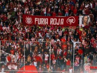 Foto: "clasico ambateño" Barra: Furia Roja • Club: Técnico Universitario • País: Ecuador