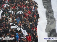 Foto: "Arengazo de hoy de la barra brava Garra Blanca de Colo Colo por la previa al clásico 23/08/2018" Barra: Garra Blanca • Club: Colo-Colo