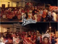 Foto: "Amistad con los hinchas de Independiente en la ciudad de Alegrete (RS, Brasil) 2018" Barra: Guarda Popular • Club: Internacional • País: Brasil