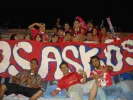 Foto: "Los askos" Barra: Guardia Roja • Club: Tiburones Rojos de Veracruz