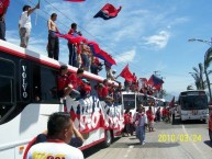 Foto: "Caravana en Orizaba" Barra: Guardia Roja • Club: Tiburones Rojos de Veracruz • País: México