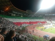 Foto: "Entretiempo - Once Caldas - Millonarios - Cuadrangulares 2025 - I" Barra: Holocausto Norte &bull; Club: Once Caldas