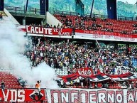 Foto: "Ligulla del futve- clasico contra Tachira" Barra: Infierno Akademico • Club: Estudiantes de Mérida • País: Venezuela