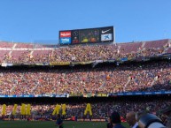 Foto: "vs Barcelona en el Camp Nou 15/08/2018" Barra: La 12 • Club: Boca Juniors • País: Argentina