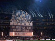 Foto: "Niños, Jóvenes, Viejos y los del cielo venimos a alentar a Monterrey" Barra: La Adicción &bull; Club: Monterrey