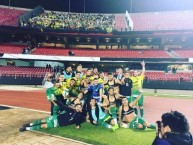 Foto: "Copa Sudamericana copando Morumbi en Brasil 11/05/2017" Barra: La Banda de Varela • Club: Defensa y Justicia • País: Argentina