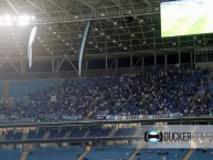 Foto: "Libertadores da América 09/08/2017 en Porto Alegre contra Grêmio" Barra: La Banda del Expreso • Club: Godoy Cruz • País: Argentina