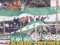 Foto: "contra merlo, año 2005" Barra: La Banda del Nevado &bull; Club: Excursionistas