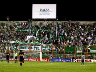 Foto: "contra boca en chaco, año 2013" Barra: La Banda del Nevado &bull; Club: Excursionistas &bull; País: Argentina