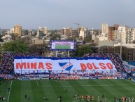 Foto: "Bolso Minas" Barra: La Banda del Parque • Club: Nacional