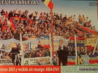 Foto: "en cañuelas, año 2003" Barra: La Banda del Tricolor &bull; Club: Colegiales