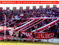 Foto: "año 2007, contra independiente, festejo 90 años" Barra: La Banda Descontrolada &bull; Club: Los Andes &bull; País: Argentina