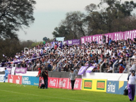 Foto: "Parcialidad violeta en el Parque Viera (Cancha de Wanderers, histórico rival)" Barra: La Banda Marley • Club: Defensor • País: Uruguay