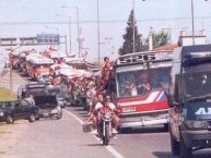 Foto: "Rumbo a la cancha de San Lorenzo" Barra: La Barra 14 • Club: Lanús • País: Argentina