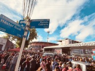 Foto: "Rumbo a Paraguay final de la copa sudamericana 2025 vs Atlético Mineiro" Barra: La Barra 14 &bull; Club: Lanús