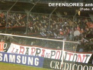 Foto: "contra sarmiento, año 2009" Barra: La Barra del Dragón &bull; Club: Defensores de Belgrano