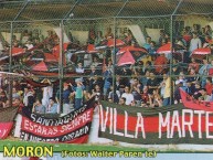 Foto: "contra moron, año 2005" Barra: La Barra del Dragón &bull; Club: Defensores de Belgrano