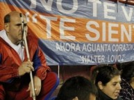 Foto: "No te veo, te siento" Barra: La Gloriosa Butteler • Club: San Lorenzo