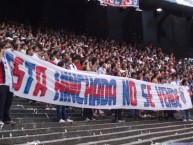 Foto: "Esta hinchada no se vende" Barra: La Gloriosa Butteler • Club: San Lorenzo • País: Argentina