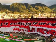 Foto: Barra: La Guardia Albi Roja Sur • Club: Independiente Santa Fe • País: Colombia