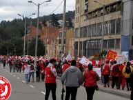 Foto: Barra: La Guardia Albi Roja Sur • Club: Independiente Santa Fe • País: Colombia