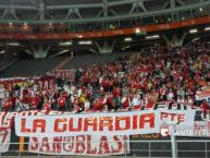 Foto: Barra: La Guardia Albi Roja Sur • Club: Independiente Santa Fe