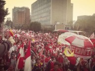 Foto: Barra: La Guardia Albi Roja Sur • Club: Independiente Santa Fe