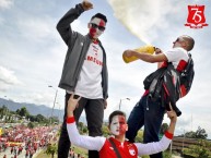 Foto: Barra: La Guardia Albi Roja Sur • Club: Independiente Santa Fe • País: Colombia