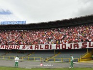 Foto: Barra: La Guardia Albi Roja Sur • Club: Independiente Santa Fe • País: Colombia