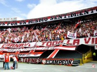 Foto: Barra: La Guardia Albi Roja Sur • Club: Independiente Santa Fe